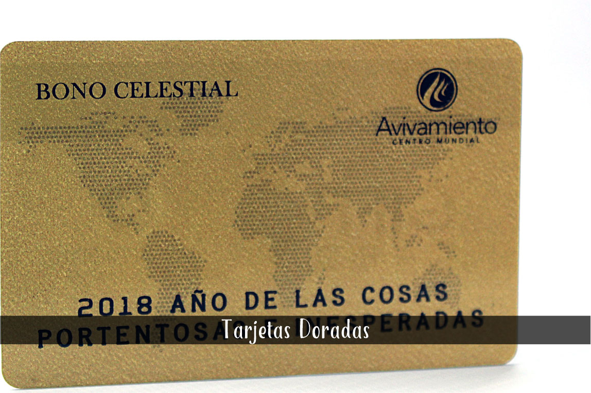 tarjeta doradas a1cards para Bogotá